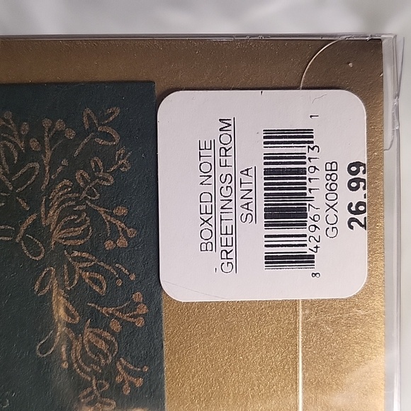 Rifle Paper Company Season's Greetings Santa box of 8 Christmas Holiday Cards - Picture 3 of 8